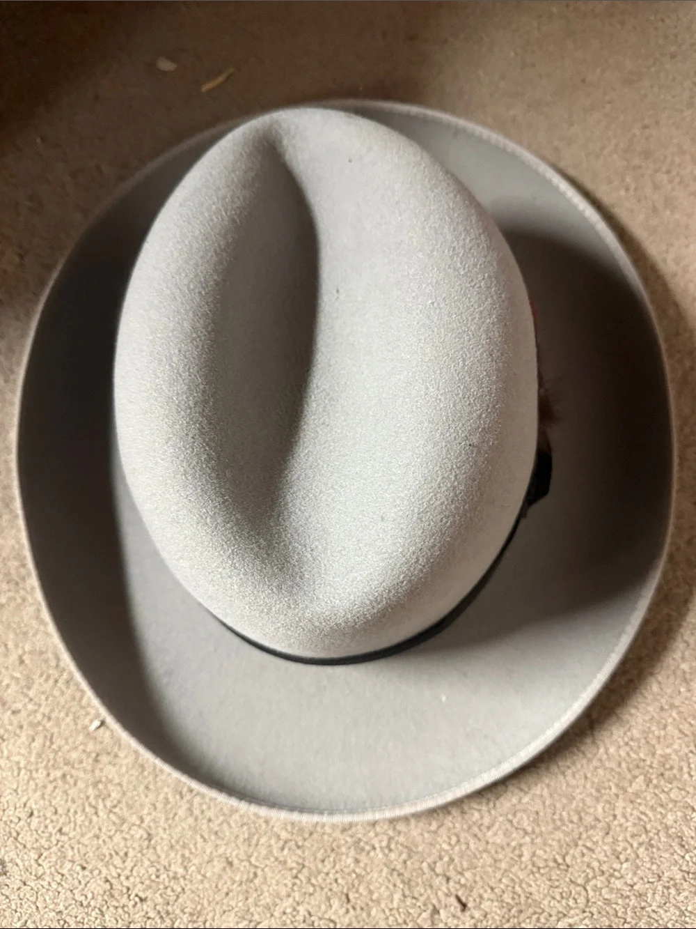 Vintage Dobbs Fifth Avenue Pearl Fleetwood hat size 7 3/8